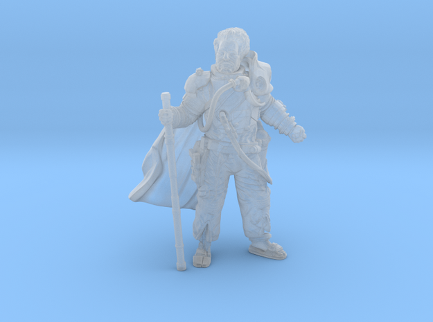 Aged Partisan Leader in Clear Ultra Fine Detail Plastic