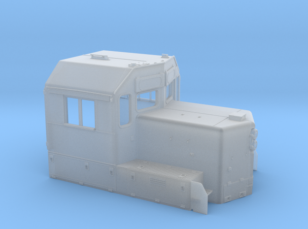 CB0020 CN SD40U Cab without Class Lights 1/87.1 in Clear Ultra Fine Detail Plastic