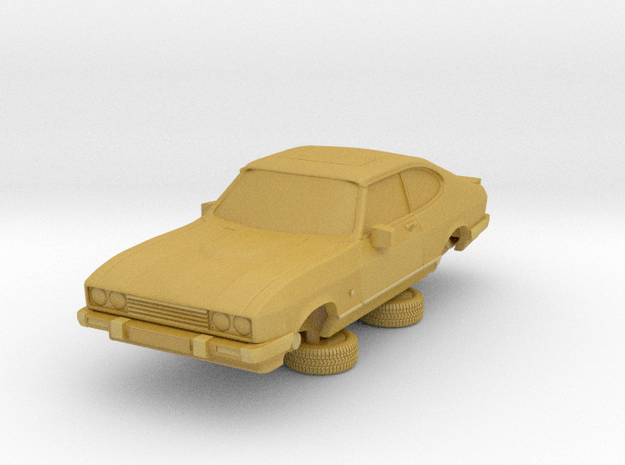 1-76 Ford Capri Mk3 Standard in Tan Fine Detail Plastic