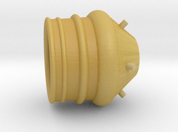 Roketeer fuel thruster small in Tan Fine Detail Plastic