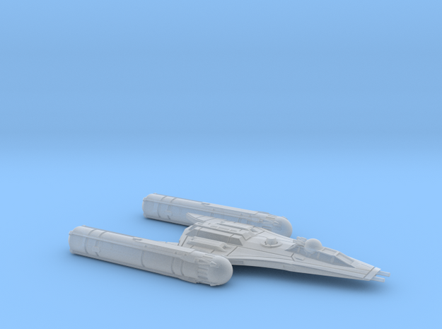 R5 Clone Wars Y-wing Variant 1/270 in Clear Ultra Fine Detail Plastic
