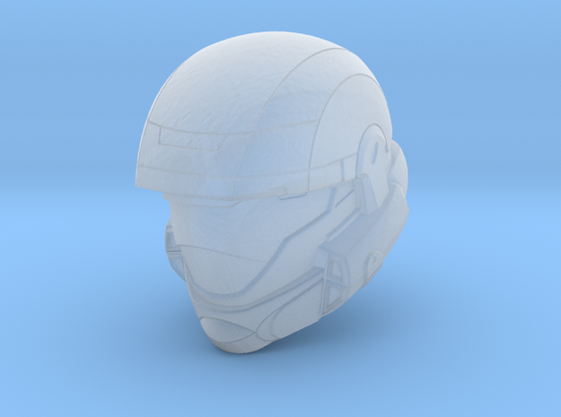 ODST Helmet (1:58 Scale) in Clear Ultra Fine Detail Plastic