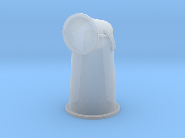 1:90 HMS Victory Chimney Cowl in Clear Ultra Fine Detail Plastic