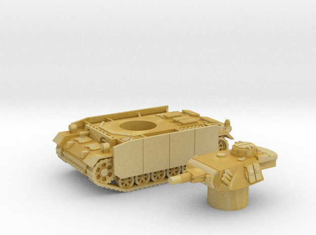 Panzer III tank M (Germany) 1/144 in Tan Fine Detail Plastic
