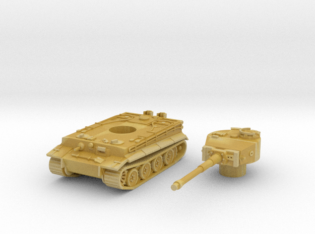 Tiger tank (Germany) 1/200 in Tan Fine Detail Plastic