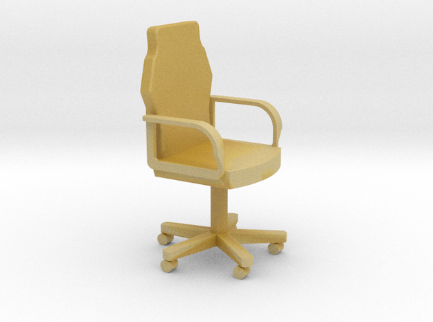 Ward Room Chair HiRez (Star Trek Deep Space 9), 1/ in Tan Fine Detail Plastic