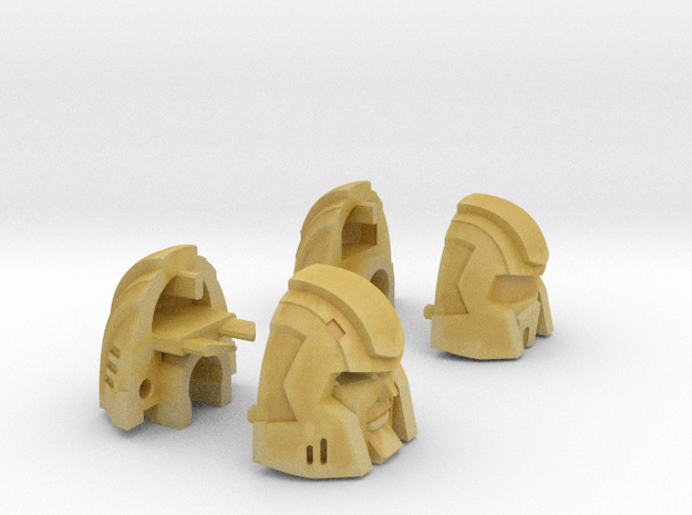 Little Heracles' Heads Voyager x2 in Tan Fine Detail Plastic