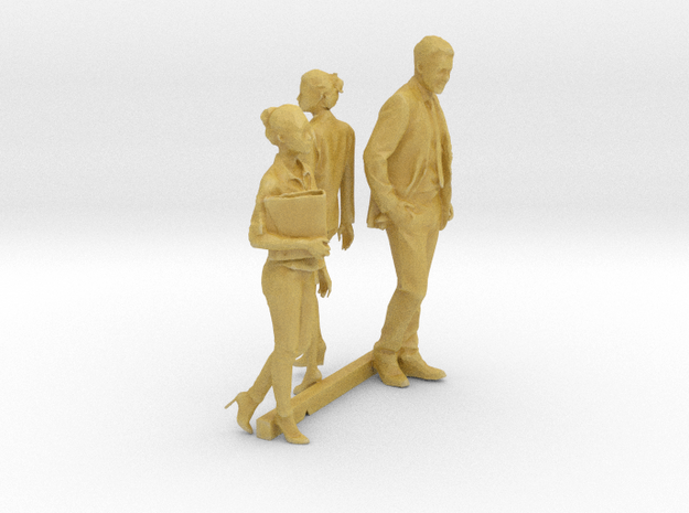O Scale Standing People 9 in Tan Fine Detail Plastic