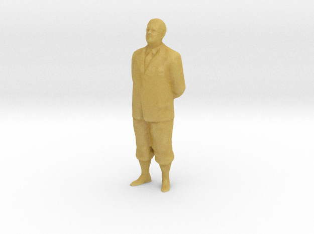 O Scale Old Man in Tan Fine Detail Plastic