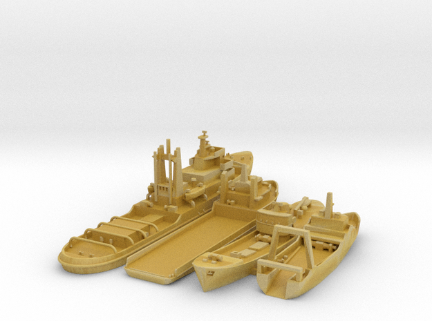 Cod War set 4 1/1250  in Gray Fine Detail Plastic