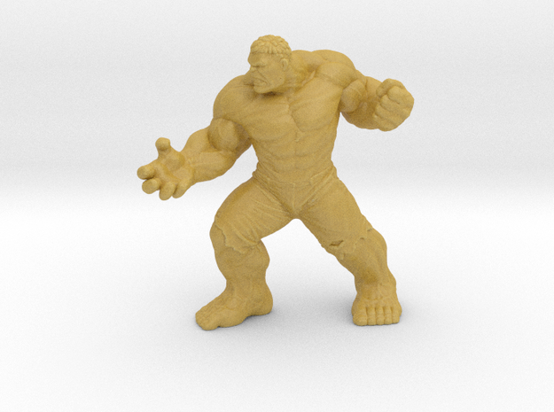 Hulk HO scale 25mm miniature model figure train in Tan Fine Detail Plastic
