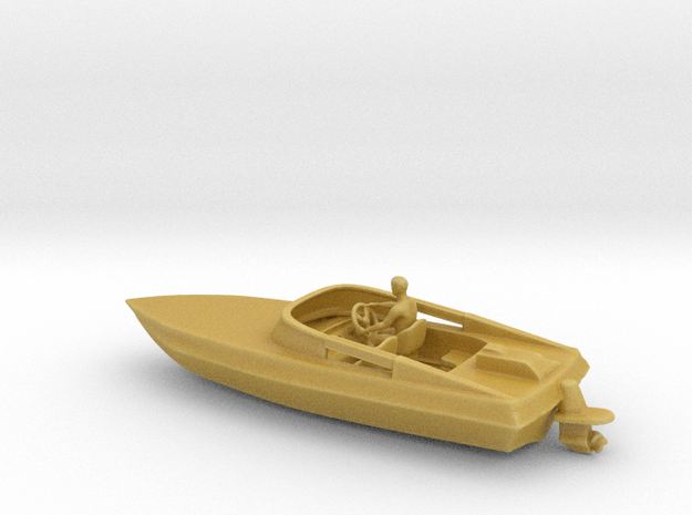 James Bond Live and Let Die Glastron Jet Boat in Tan Fine Detail Plastic