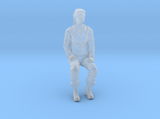 Fantastic Voyage - Cora - Seated in Clear Ultra Fine Detail Plastic