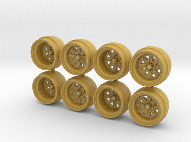 SSR Jilba 8-6 Hot Wheels Rims in Tan Fine Detail Plastic