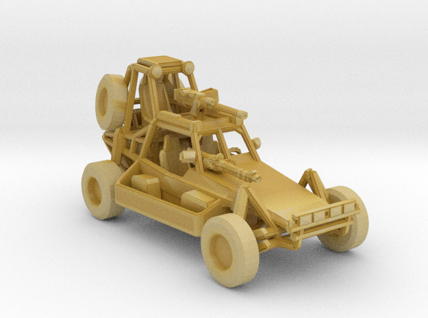 Desert Patrol Vehicle v2 1:160 scale in Tan Fine Detail Plastic