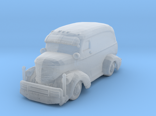 Jeepers Creeper Van v2 160 scale in Clear Ultra Fine Detail Plastic