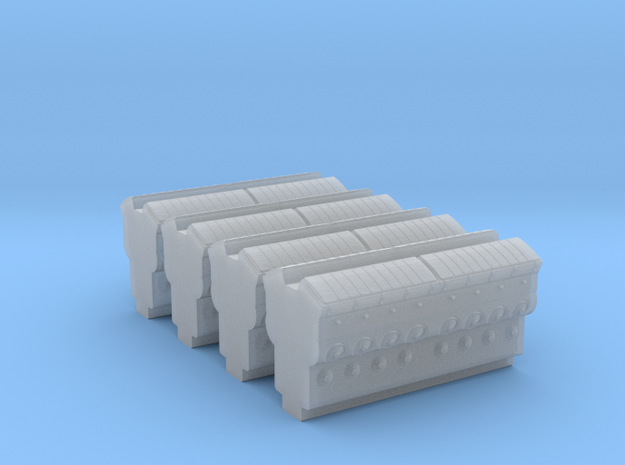 EMD 645 Block (N -1:160) 4X in Clear Ultra Fine Detail Plastic
