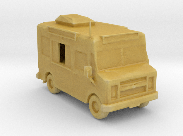 2000 Chevy box ice cream truck 1:160 scale in Tan Fine Detail Plastic