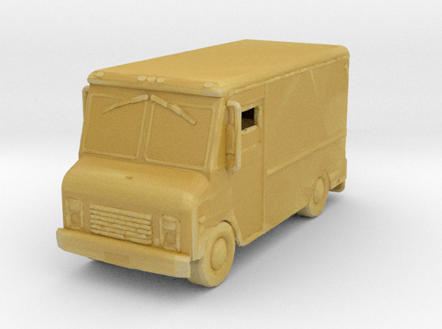 DOH Cooter's Shop Van 1:160 scale in Tan Fine Detail Plastic