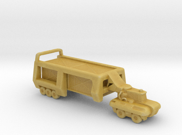 CS Transportation container truck complete 1:160 s in Tan Fine Detail Plastic