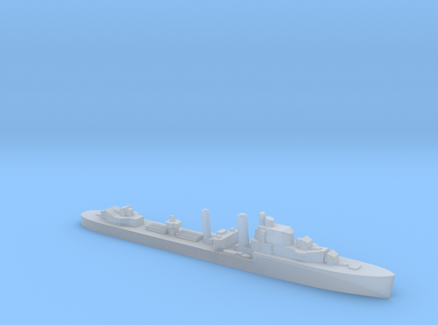 HMS Intrepid destroyer 1:1200 WW2 in Clear Ultra Fine Detail Plastic
