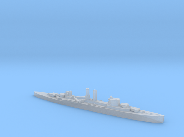 HMS Surrey 1:2400 WW2 proposed cruiser in Clear Ultra Fine Detail Plastic
