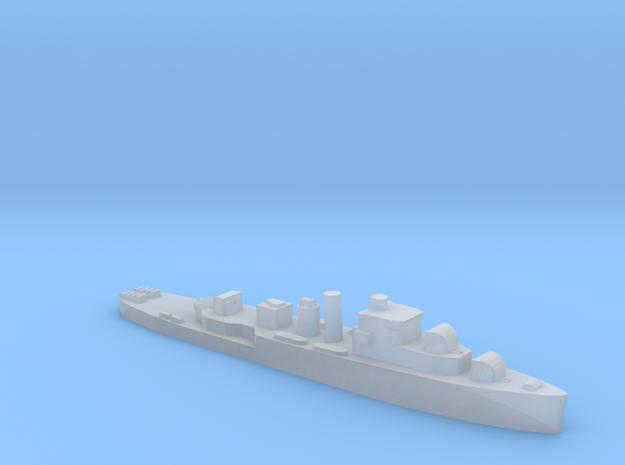HMS Bittern 1:2400 WW2 sloop in Clear Ultra Fine Detail Plastic