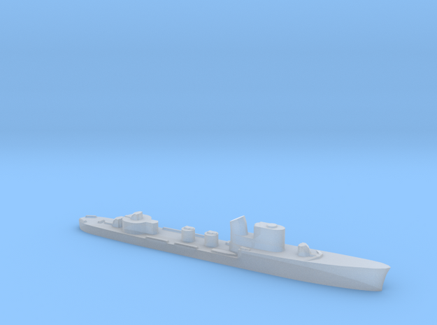 Italian Spica class WW2 torpedo boat 1:3000 in Clear Ultra Fine Detail Plastic