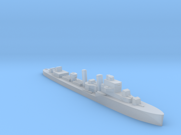HMS Inglefield 1:1800 WW2 destroyer in Clear Ultra Fine Detail Plastic