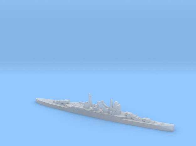 IJN Mogami cruiser 1:2400 WW2 in Clear Ultra Fine Detail Plastic
