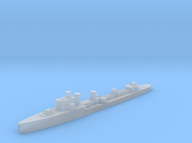 Italian Borea destroyer 1:3000 WW2 in Clear Ultra Fine Detail Plastic