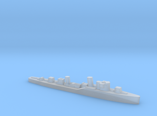 Soviet Shkval guard ship 1:3000 WW2 in Clear Ultra Fine Detail Plastic