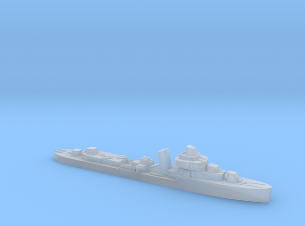 Brazilian Amazonas class destroyer 1:3000 WW2 in Clear Ultra Fine Detail Plastic