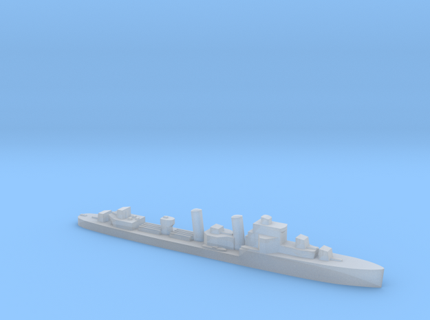 HMS Grenville H03 destroyer 1:3000 WW2 in Clear Ultra Fine Detail Plastic