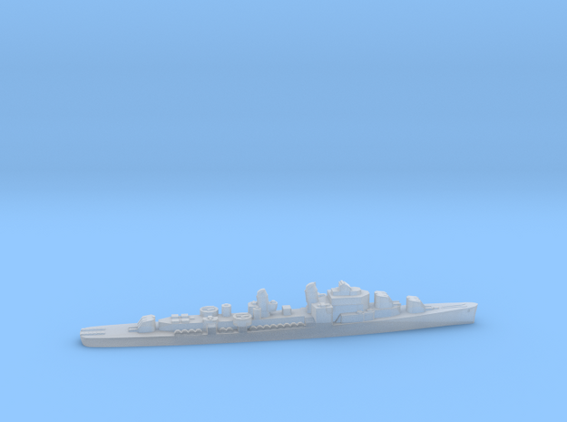 USS Shannon destroyer ml 1:3000 WW2 in Clear Ultra Fine Detail Plastic