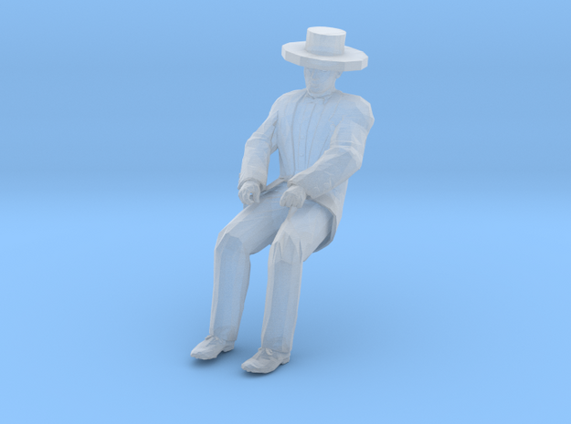 Carriage Driver in Clear Ultra Fine Detail Plastic