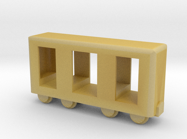 Grubenbahn Perseonenwagen V2 - Nf 1:160 in Tan Fine Detail Plastic