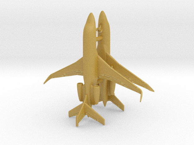 Dassault Falcon 2000 - 25mm [x2] in Tan Fine Detail Plastic