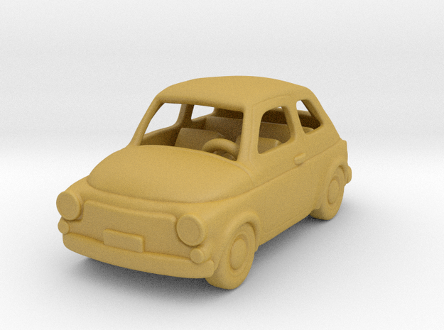 Fiat 500 1960 1:160 N in Tan Fine Detail Plastic