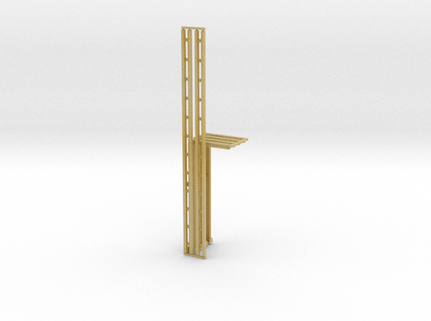 'N Scale' - Fall Protection in Tan Fine Detail Plastic