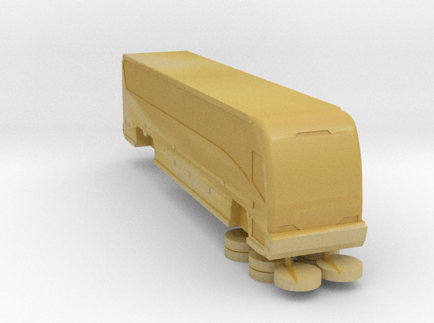 N scale 1:160 MCI J4500 coach in Tan Fine Detail Plastic