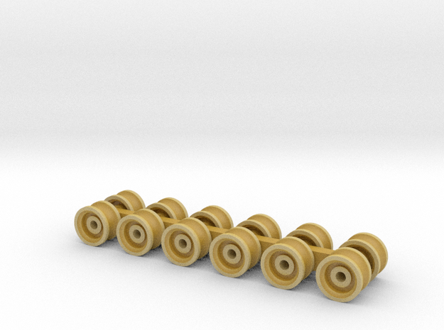 CablePulley in Tan Fine Detail Plastic