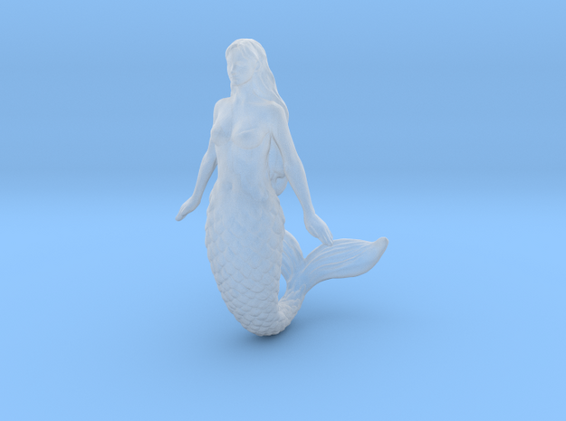 Meerjungfrau - 1:160 (N scale) in Clear Ultra Fine Detail Plastic