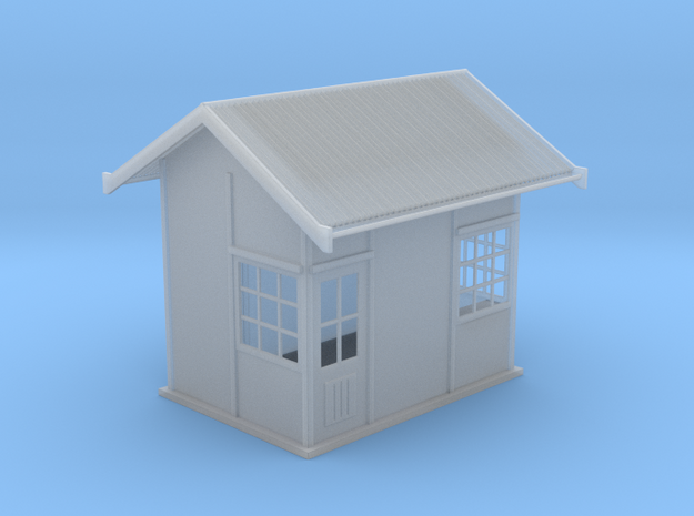 1929 point lever relay hut HO scale  in Clear Ultra Fine Detail Plastic