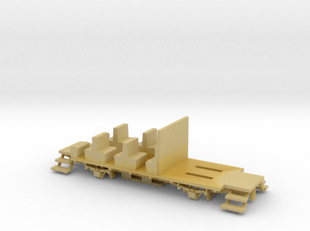  YsteC BD26 Chassis (H0m, 1:87) in Tan Fine Detail Plastic