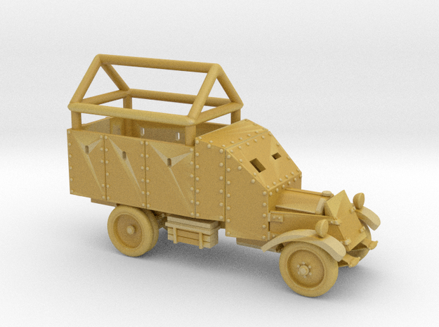 Lancia armoured truck with anti-missile frame (6mm in Tan Fine Detail Plastic