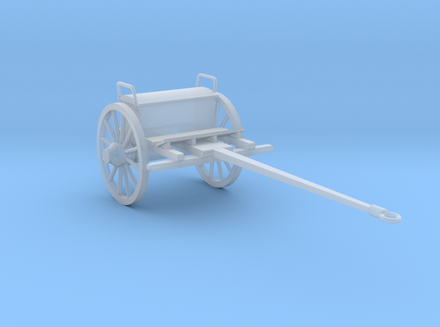 HO Cannon Limber in Clear Ultra Fine Detail Plastic