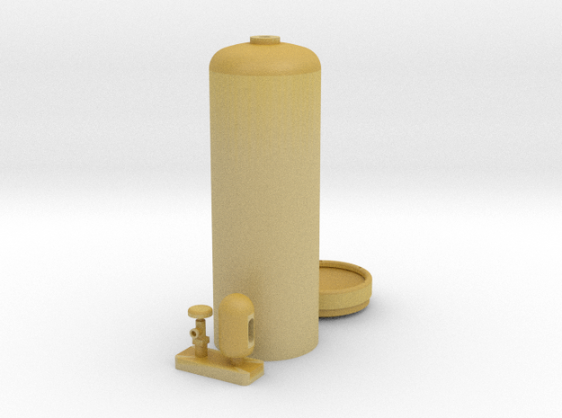 Acetylene Cylinder 1/35 in Tan Fine Detail Plastic
