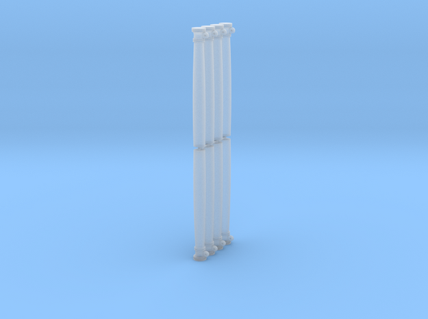1-64 Water Tank Column in Clear Ultra Fine Detail Plastic