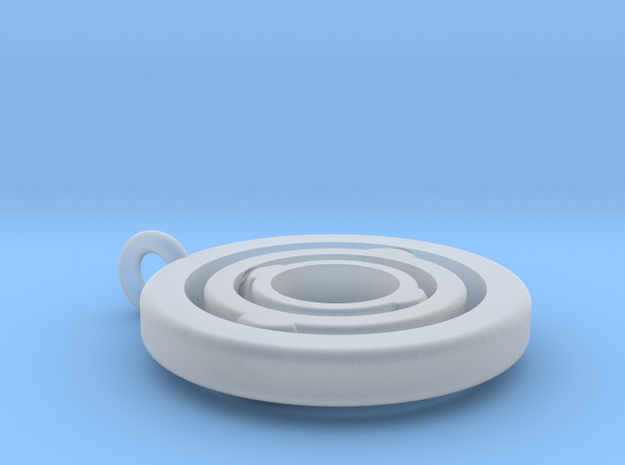 Rotating pendant | Orbit  in Clear Ultra Fine Detail Plastic